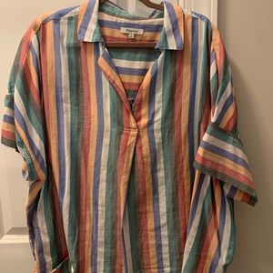Madewell Plus multi-colored tunic